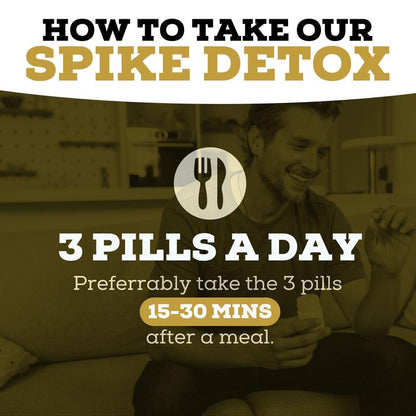 Spike Detox 7-in-1 Enzyme Support - 90 Capsules