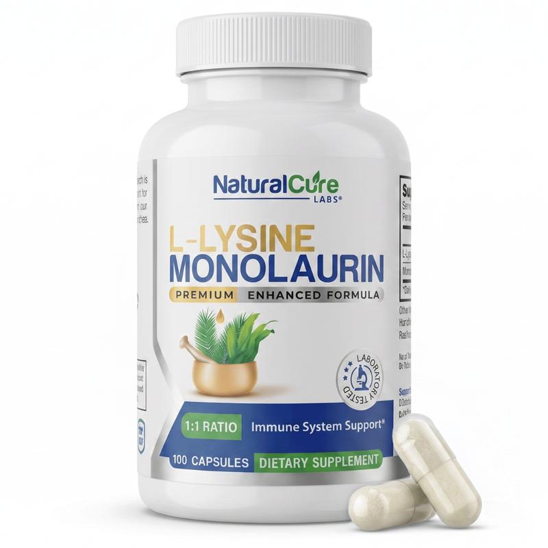 L-Lysine + Monolaurin Immune Support Capsules