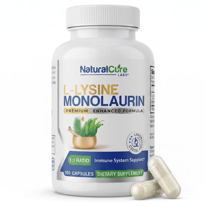 L-Lysine + Monolaurin Immune Support Capsules