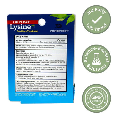Lysine Cold Sore Relief Ointment & Patch Kit