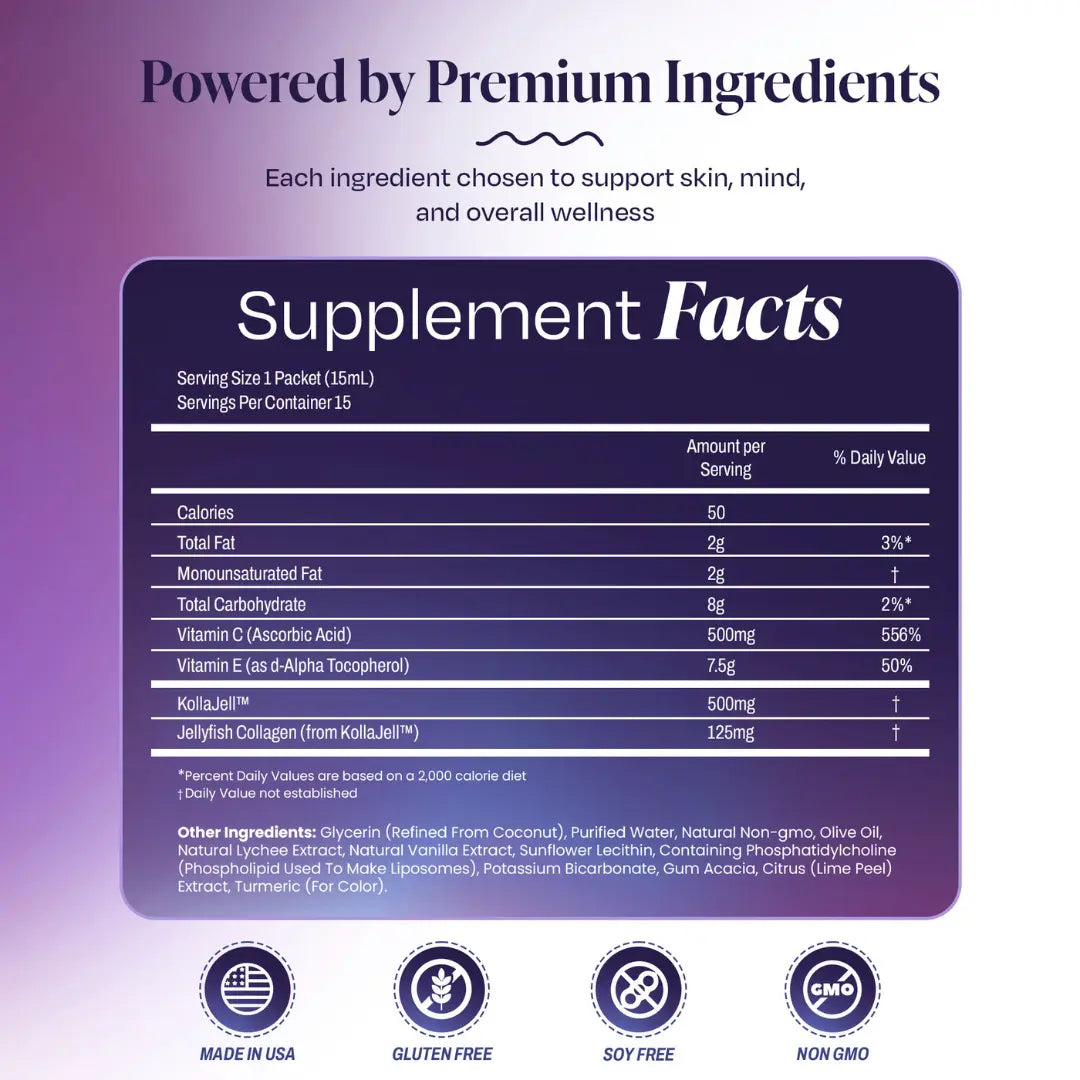 Jellyfish Collagen Peptides with Vitamin C