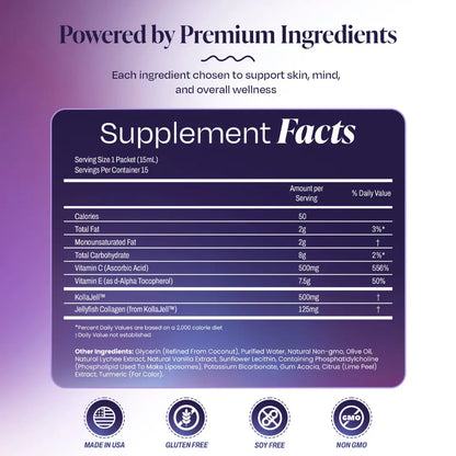 Jellyfish Collagen Peptides with Vitamin C