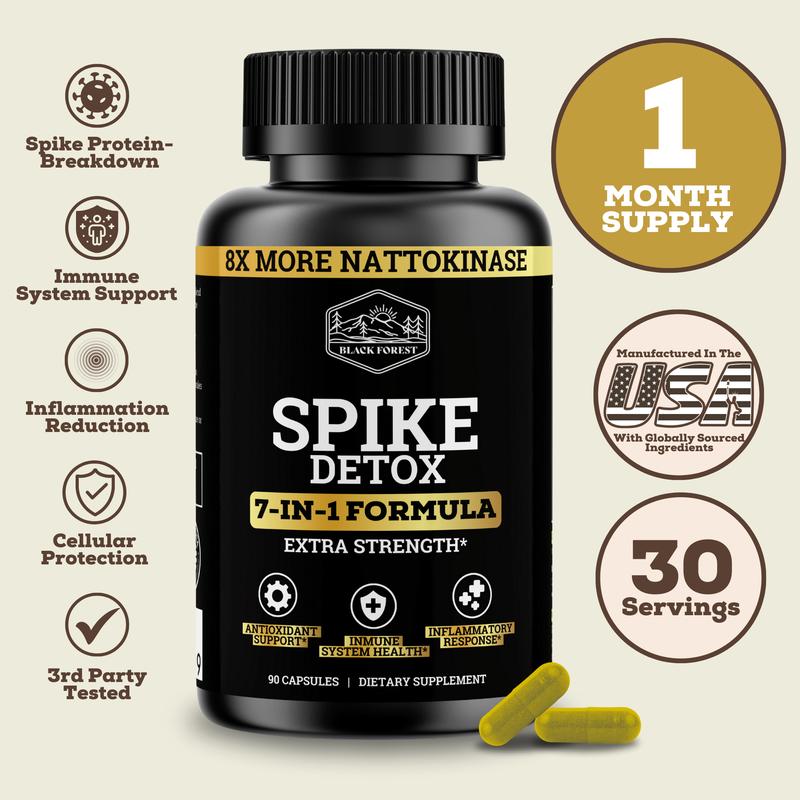 Spike Detox 7-in-1 Enzyme Support - 90 Capsules