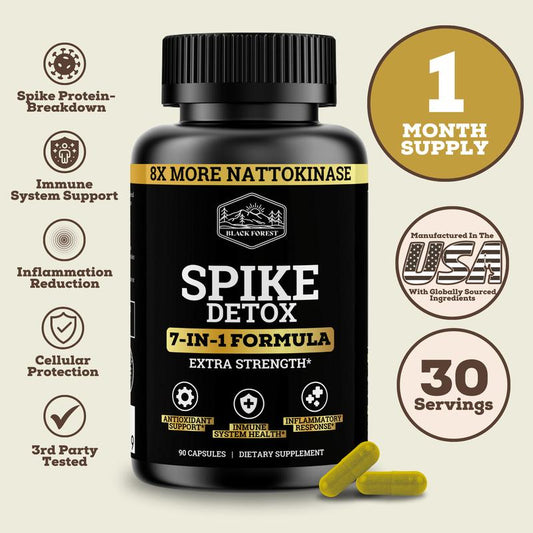 Spike Detox 7-in-1 Enzyme Support - 90 Capsules