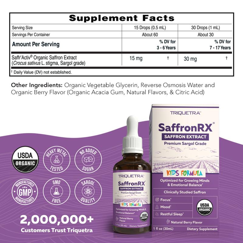 Liquid Saffron for Kids
