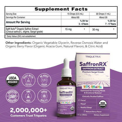 Liquid Saffron for Kids