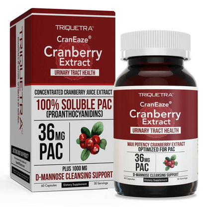 Urinary Tract Support, Soluble PAC 36mg + D-Mannose 1,000mg  - 60 Capsules