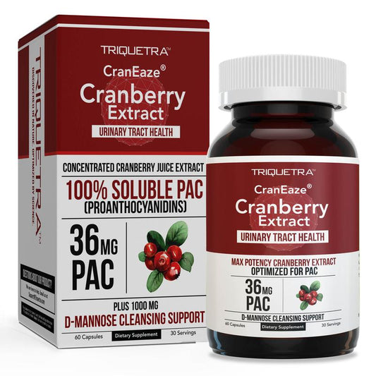 Urinary Tract Support, Soluble PAC 36mg + D-Mannose 1,000mg  - 60 Capsules