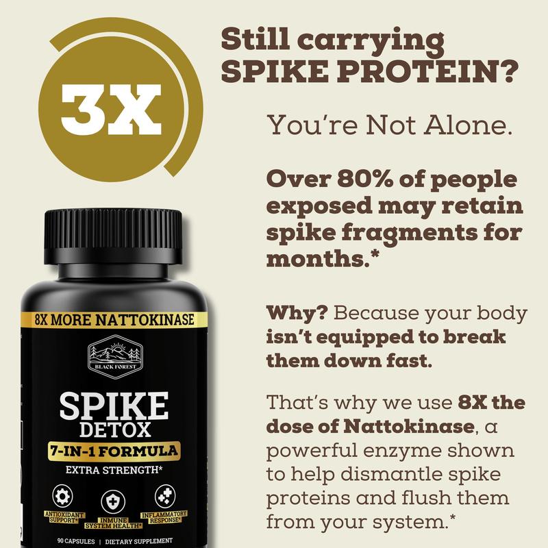 Spike Detox 7-in-1 Enzyme Support - 90 Capsules