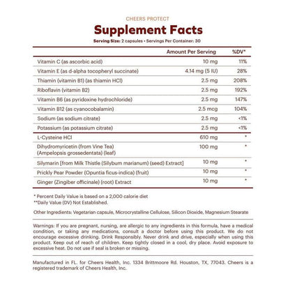 Daily Liver Protection & Glutathione Support - 60 Capsules